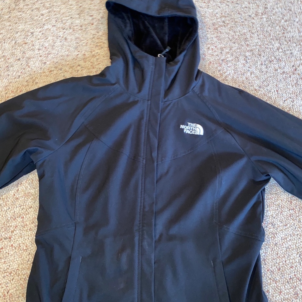 Black Fur Lined North Face